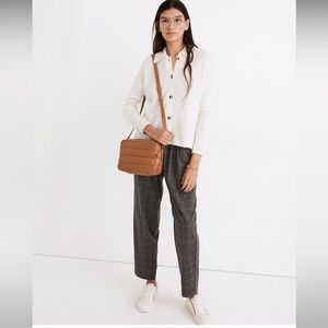 Madewell Plaid Flannel Track Trousers